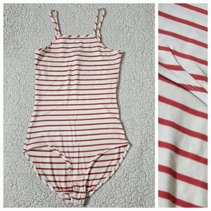 NWOT Anthropologie Tank Top Striped Bodysuit Size XS